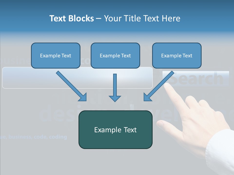 Symbol Concept Hand PowerPoint Template