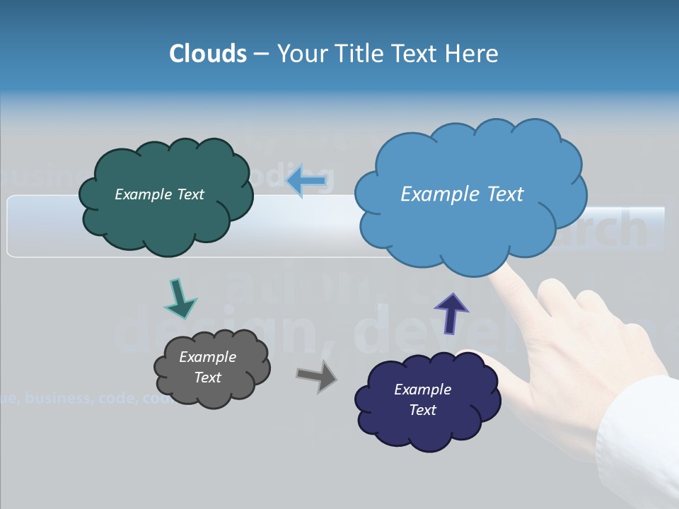 Symbol Concept Hand PowerPoint Template