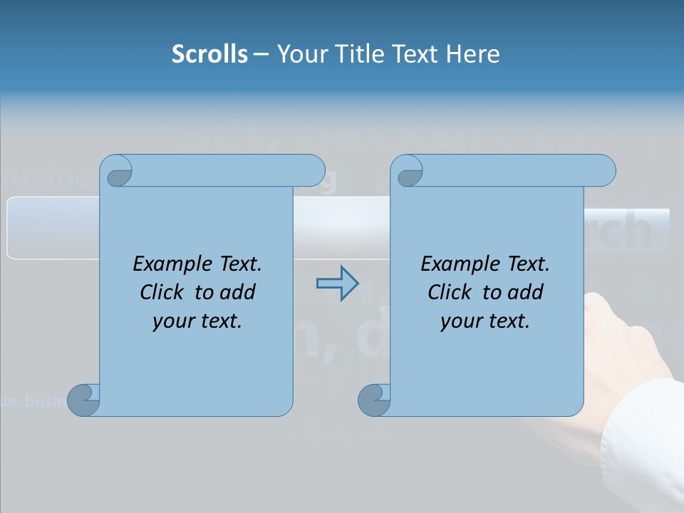Symbol Concept Hand PowerPoint Template