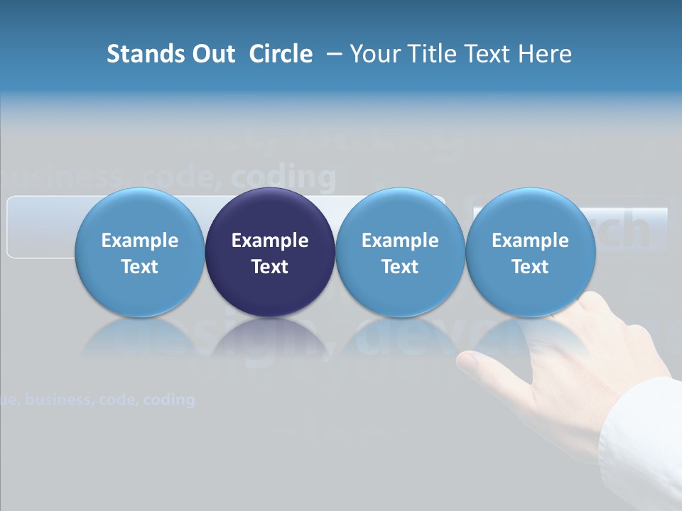 Symbol Concept Hand PowerPoint Template