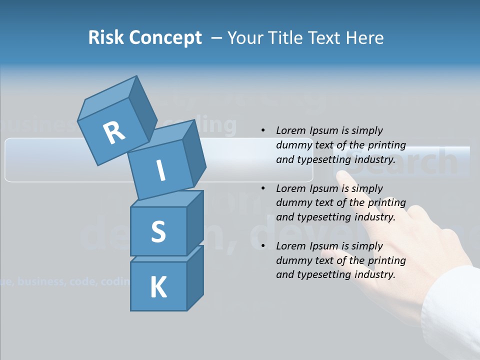 Symbol Concept Hand PowerPoint Template