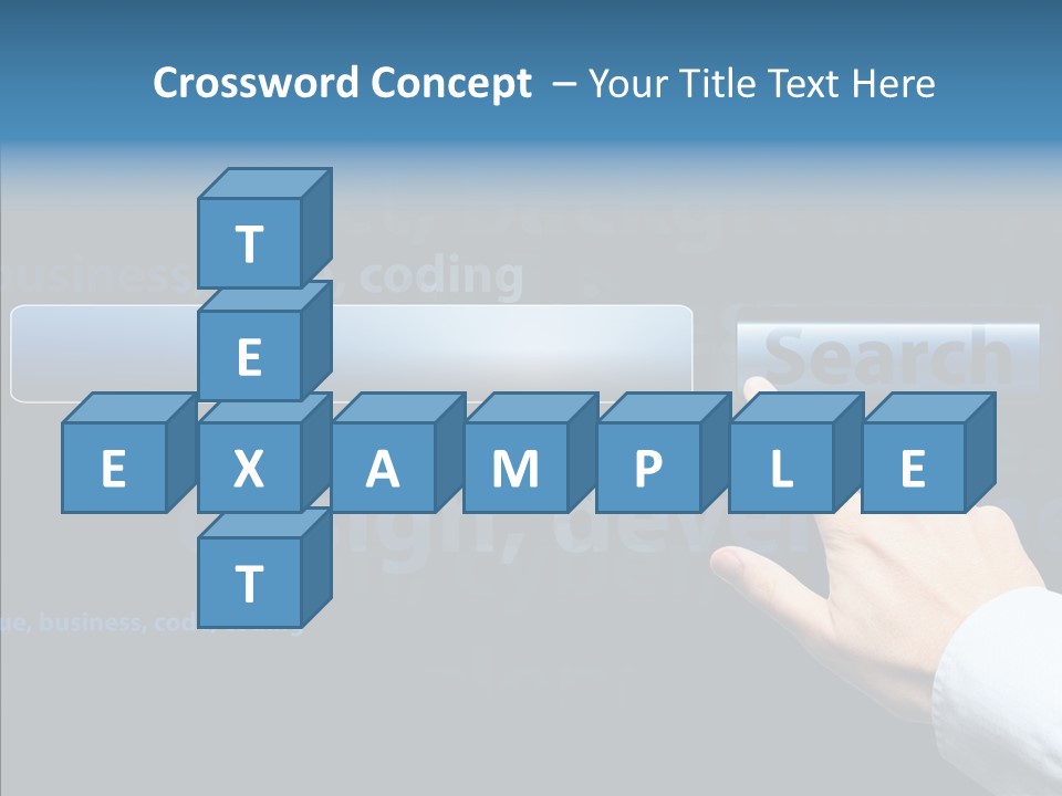 Symbol Concept Hand PowerPoint Template