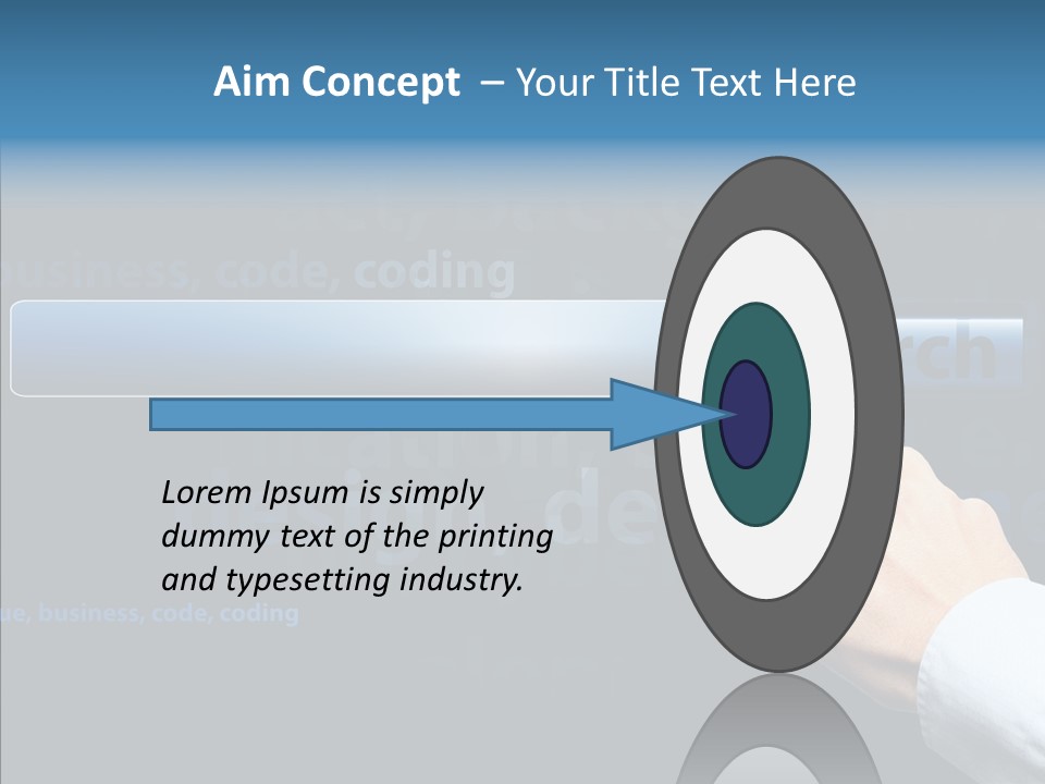 Symbol Concept Hand PowerPoint Template
