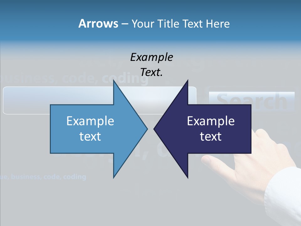 Symbol Concept Hand PowerPoint Template