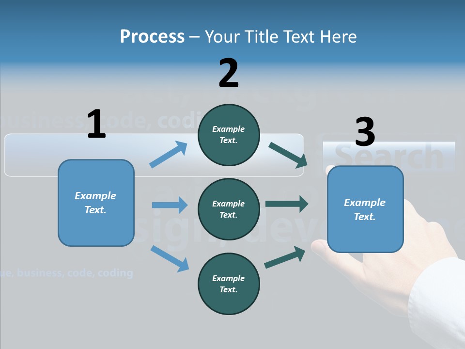 Symbol Concept Hand PowerPoint Template