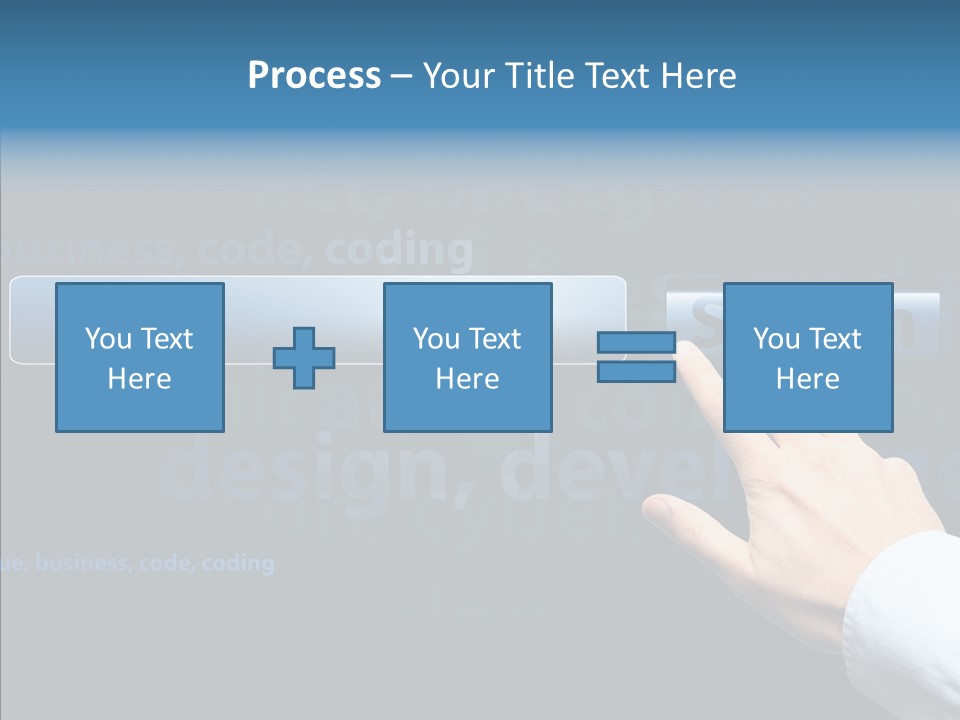 Symbol Concept Hand PowerPoint Template
