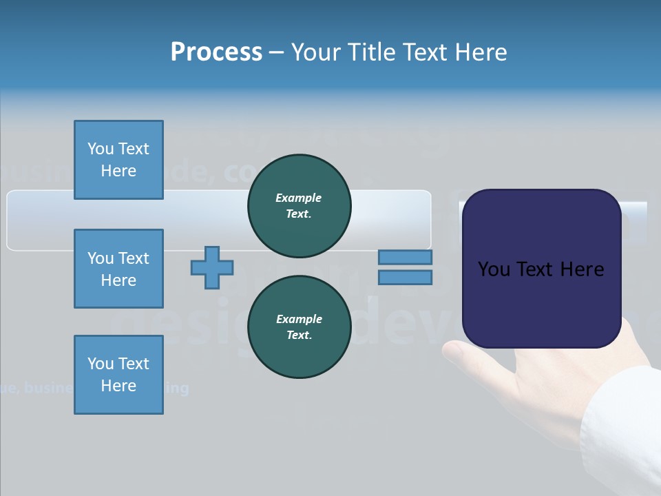 Symbol Concept Hand PowerPoint Template