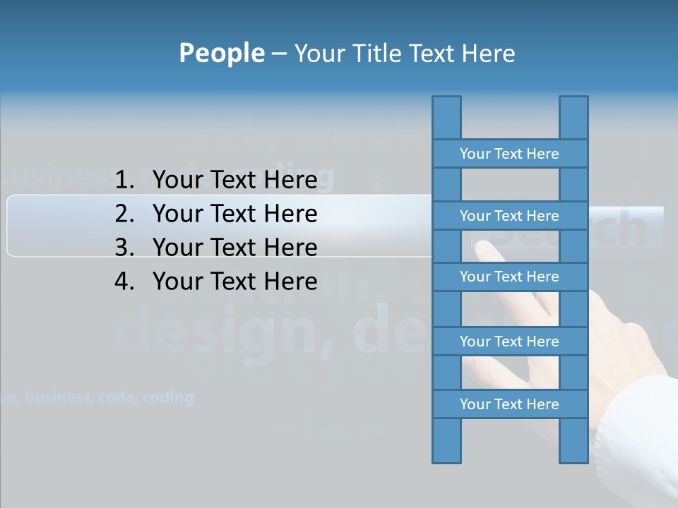 Symbol Concept Hand PowerPoint Template