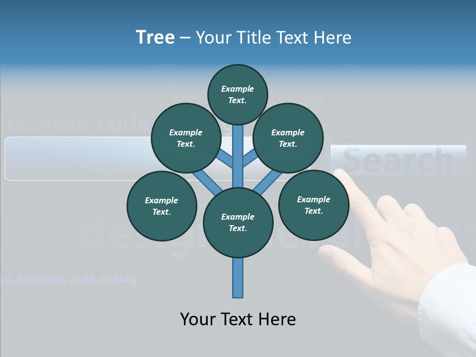 Symbol Concept Hand PowerPoint Template