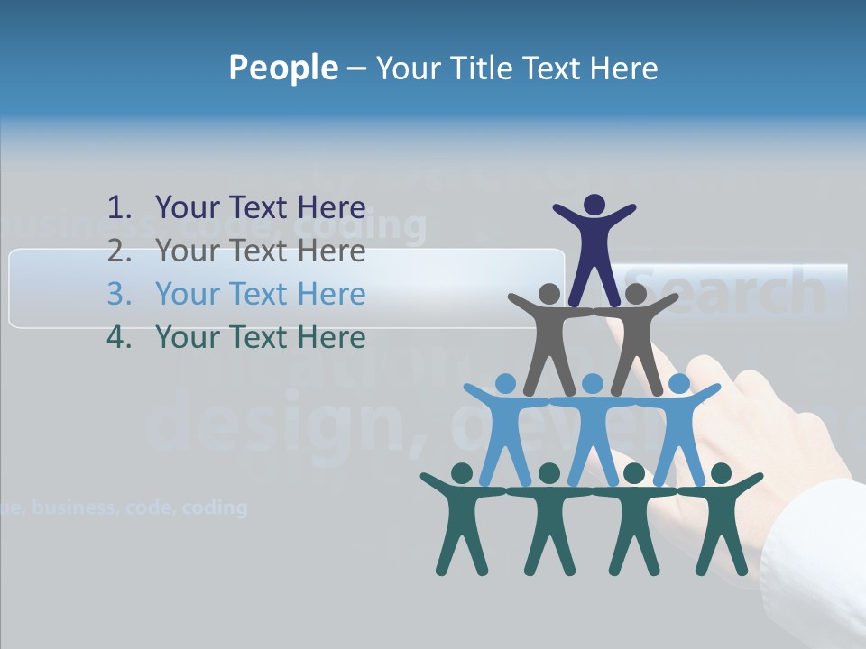 Symbol Concept Hand PowerPoint Template