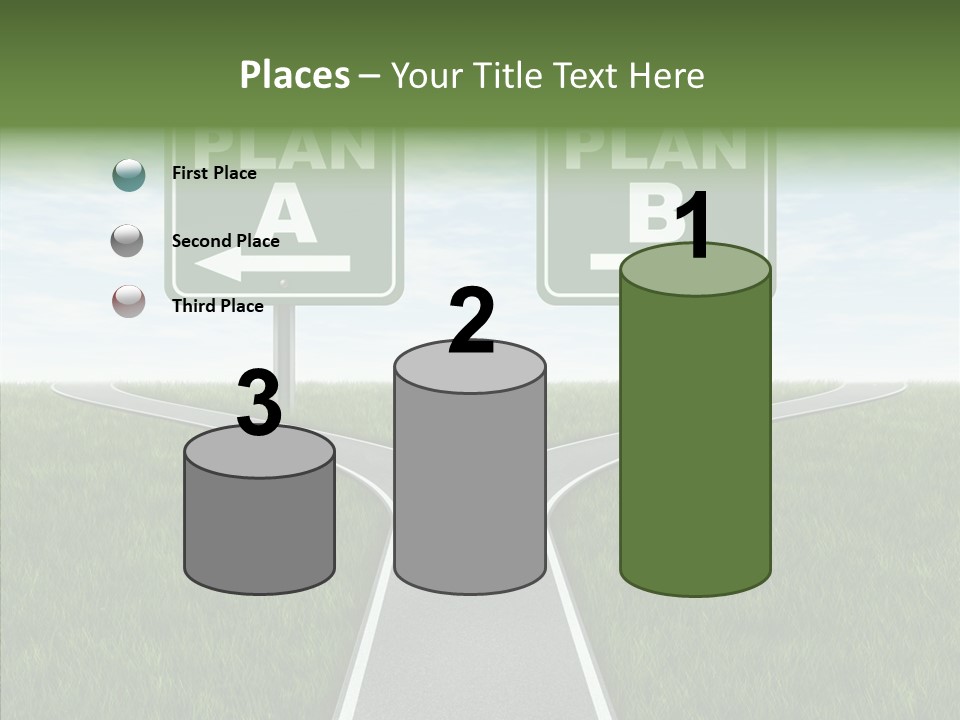 Pathway Change Business Plan PowerPoint Template