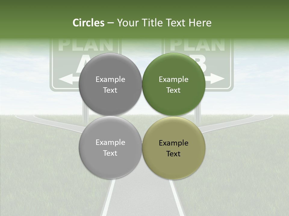 Pathway Change Business Plan PowerPoint Template