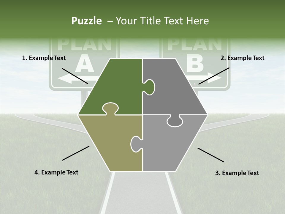 Pathway Change Business Plan PowerPoint Template
