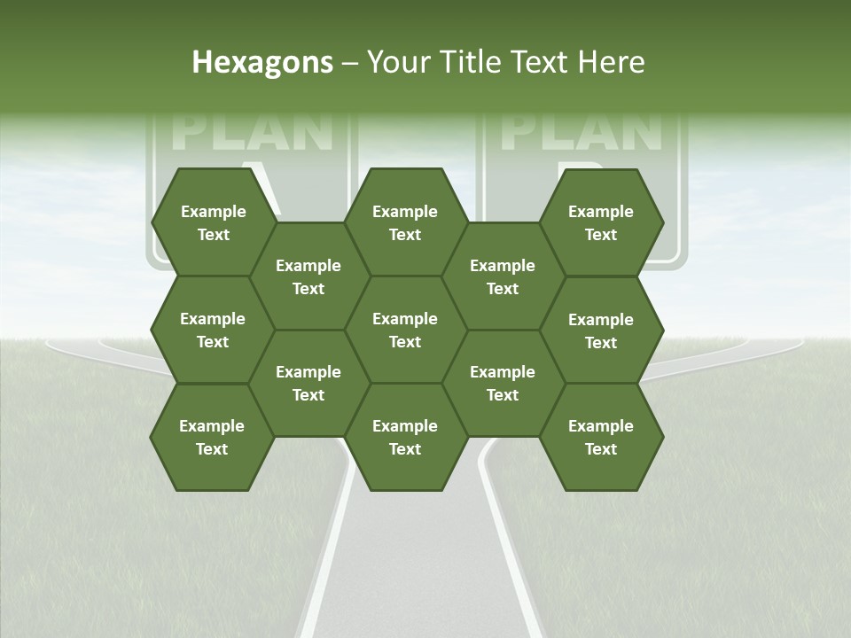 Pathway Change Business Plan PowerPoint Template