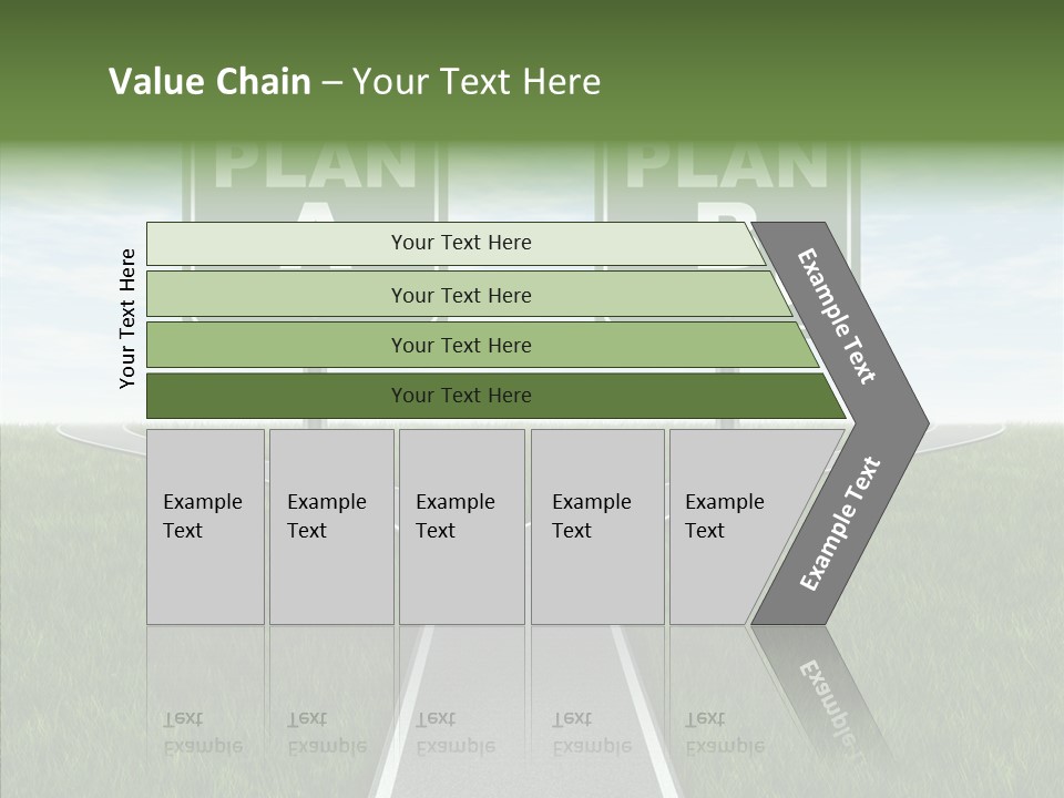 Pathway Change Business Plan PowerPoint Template