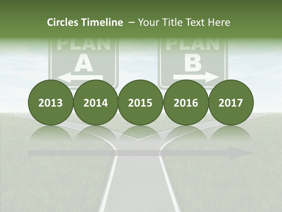 Pathway Change Business Plan PowerPoint Template