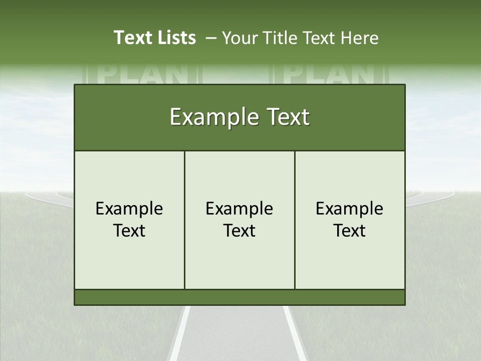 Pathway Change Business Plan PowerPoint Template
