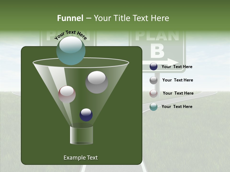 Pathway Change Business Plan PowerPoint Template