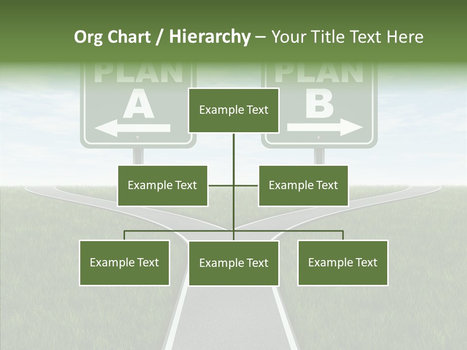 Pathway Change Business Plan PowerPoint Template