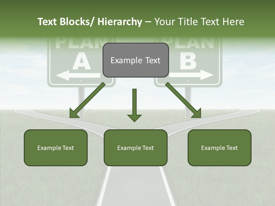 Pathway Change Business Plan PowerPoint Template