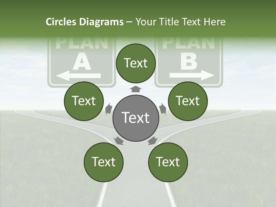 Pathway Change Business Plan PowerPoint Template