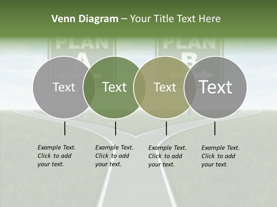 Pathway Change Business Plan PowerPoint Template