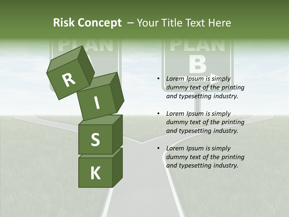 Pathway Change Business Plan PowerPoint Template