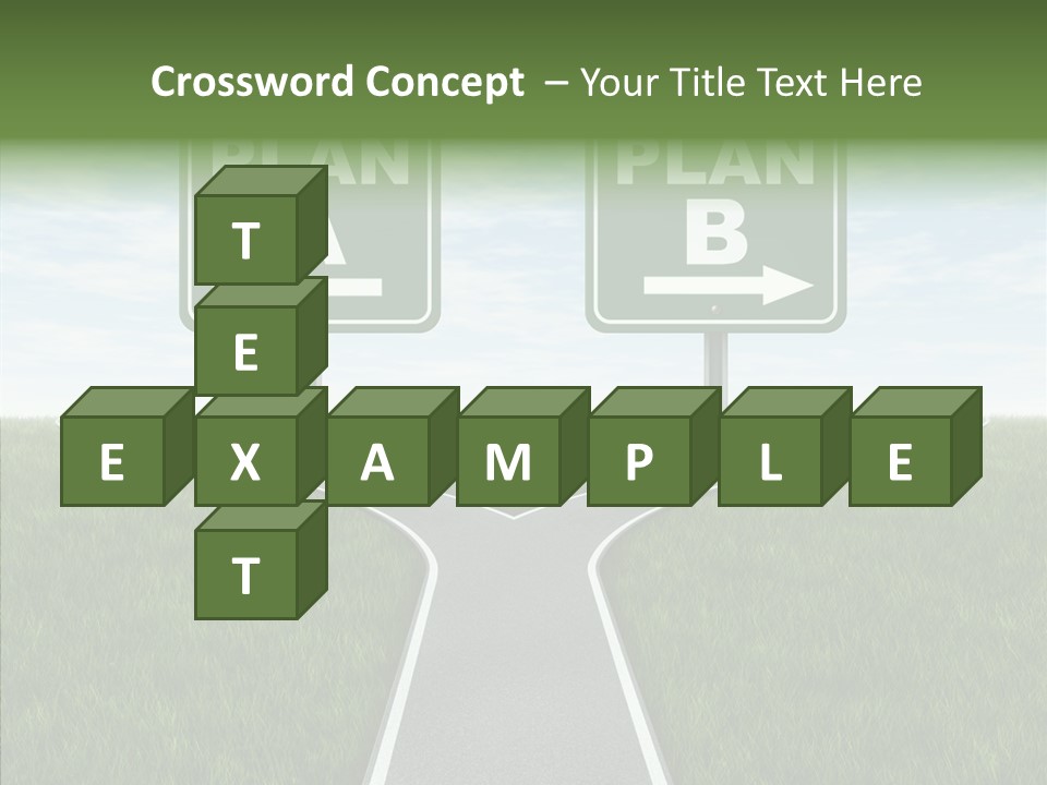 Pathway Change Business Plan PowerPoint Template
