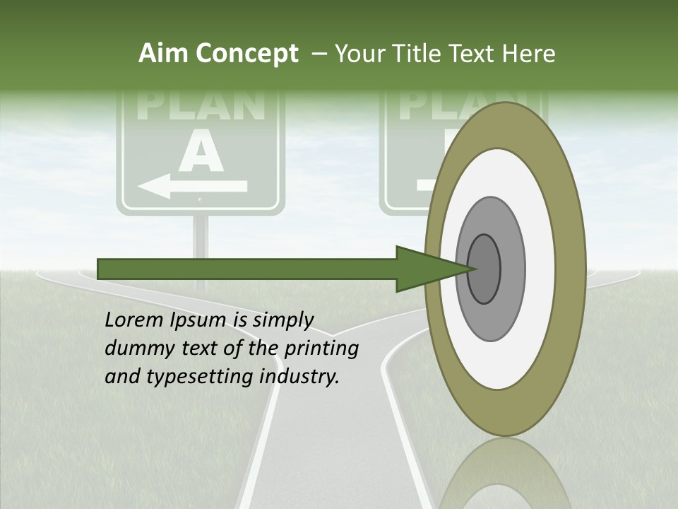 Pathway Change Business Plan PowerPoint Template