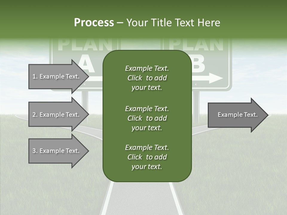 Pathway Change Business Plan PowerPoint Template