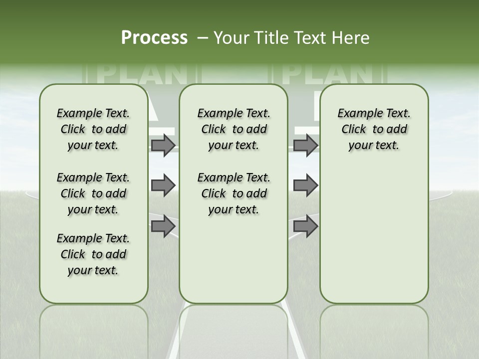 Pathway Change Business Plan PowerPoint Template
