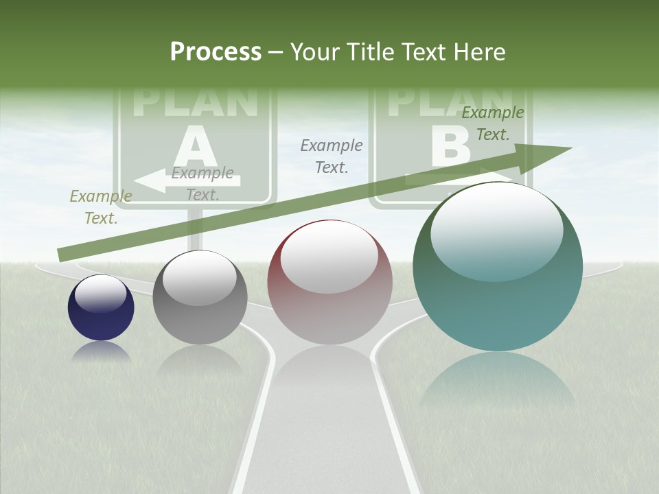 Pathway Change Business Plan PowerPoint Template