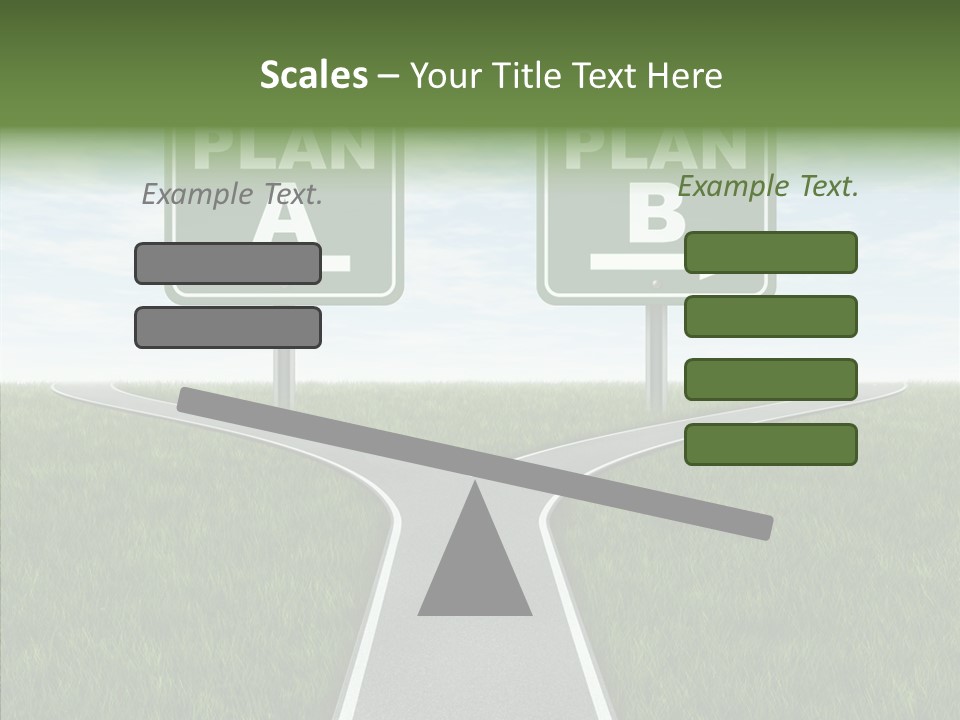 Pathway Change Business Plan PowerPoint Template