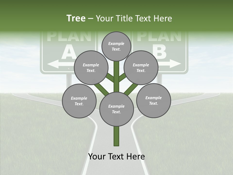 Pathway Change Business Plan PowerPoint Template