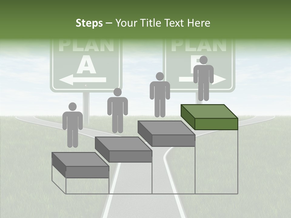 Pathway Change Business Plan PowerPoint Template