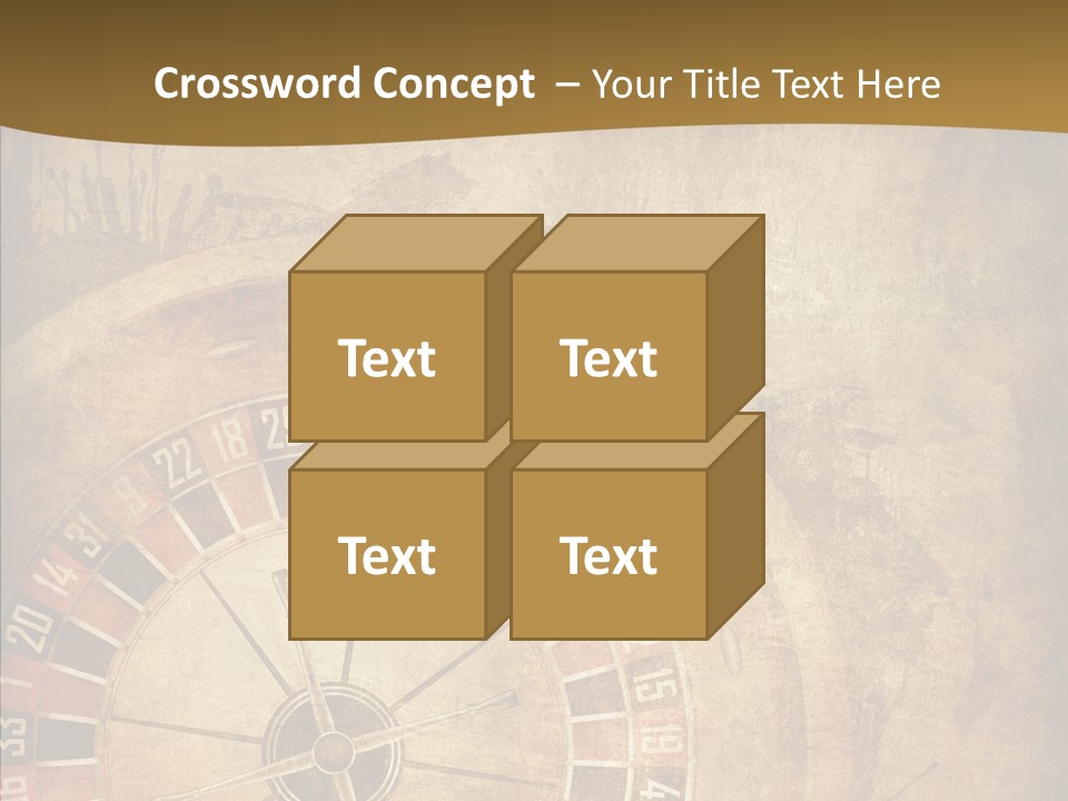 Grungy Lucky Scratches PowerPoint Template