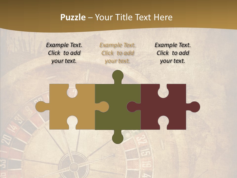 Grungy Lucky Scratches PowerPoint Template