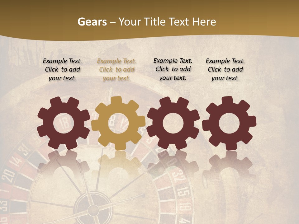 Grungy Lucky Scratches PowerPoint Template