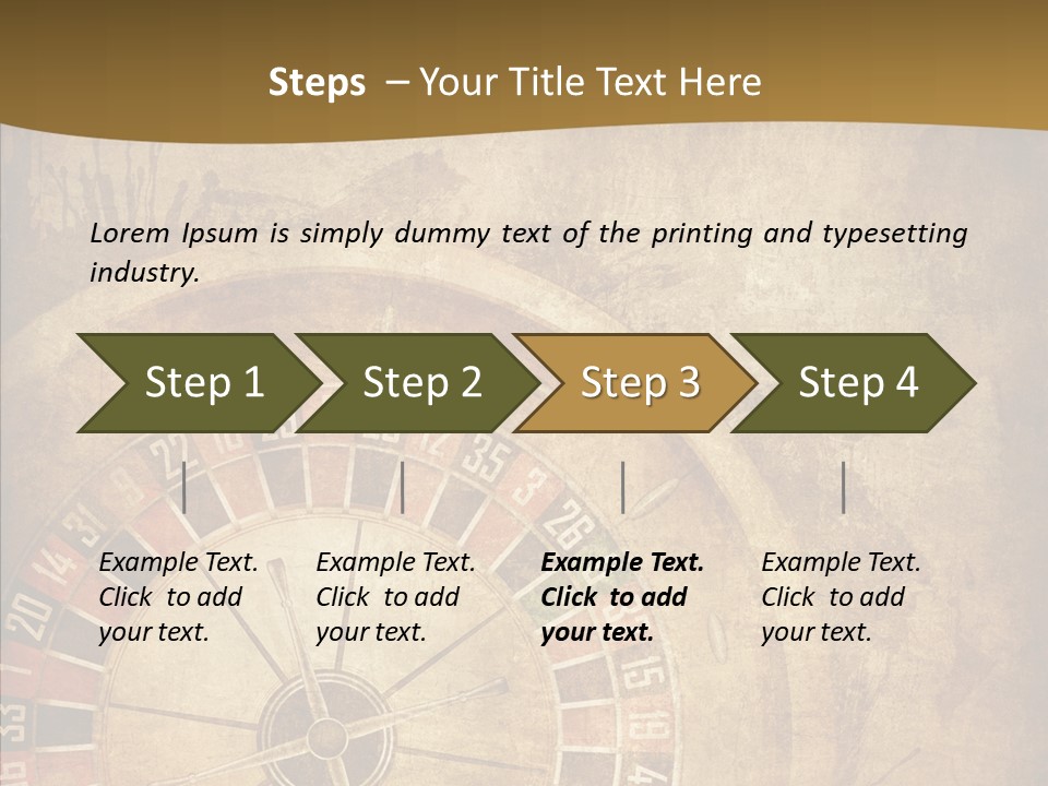 Grungy Lucky Scratches PowerPoint Template