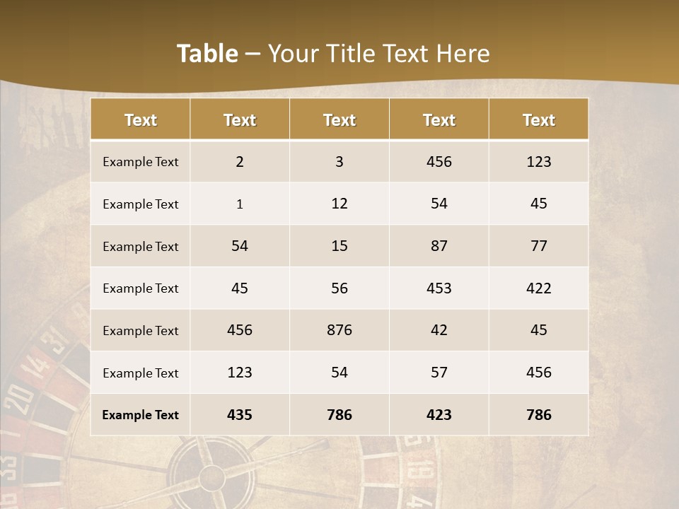 Grungy Lucky Scratches PowerPoint Template