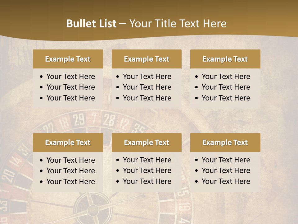 Grungy Lucky Scratches PowerPoint Template