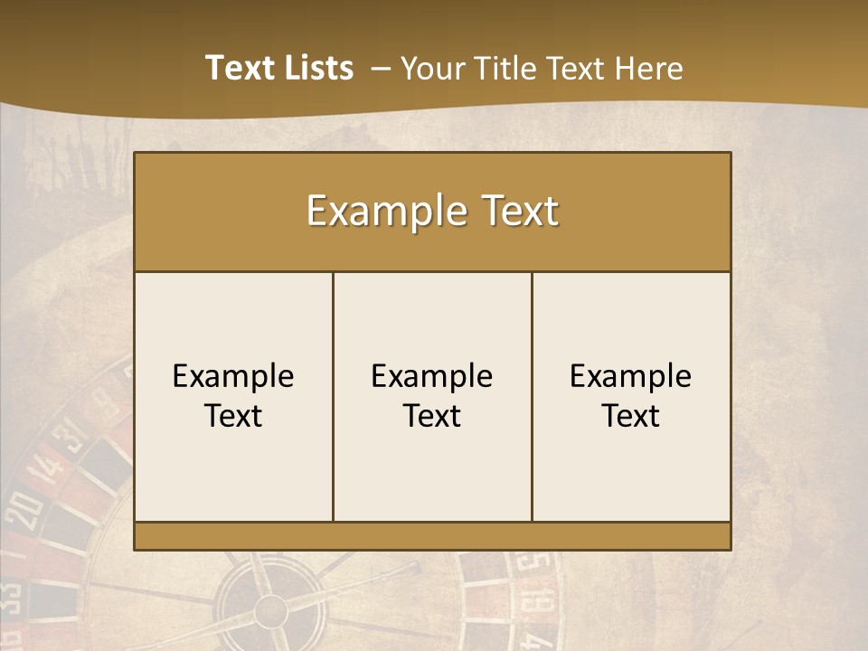 Grungy Lucky Scratches PowerPoint Template