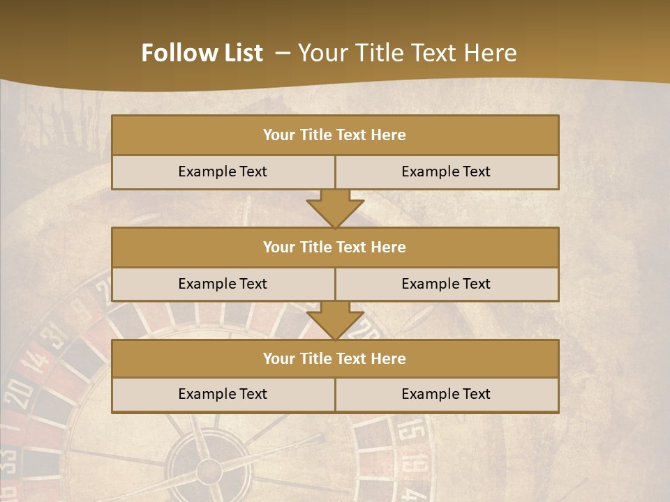 Grungy Lucky Scratches PowerPoint Template
