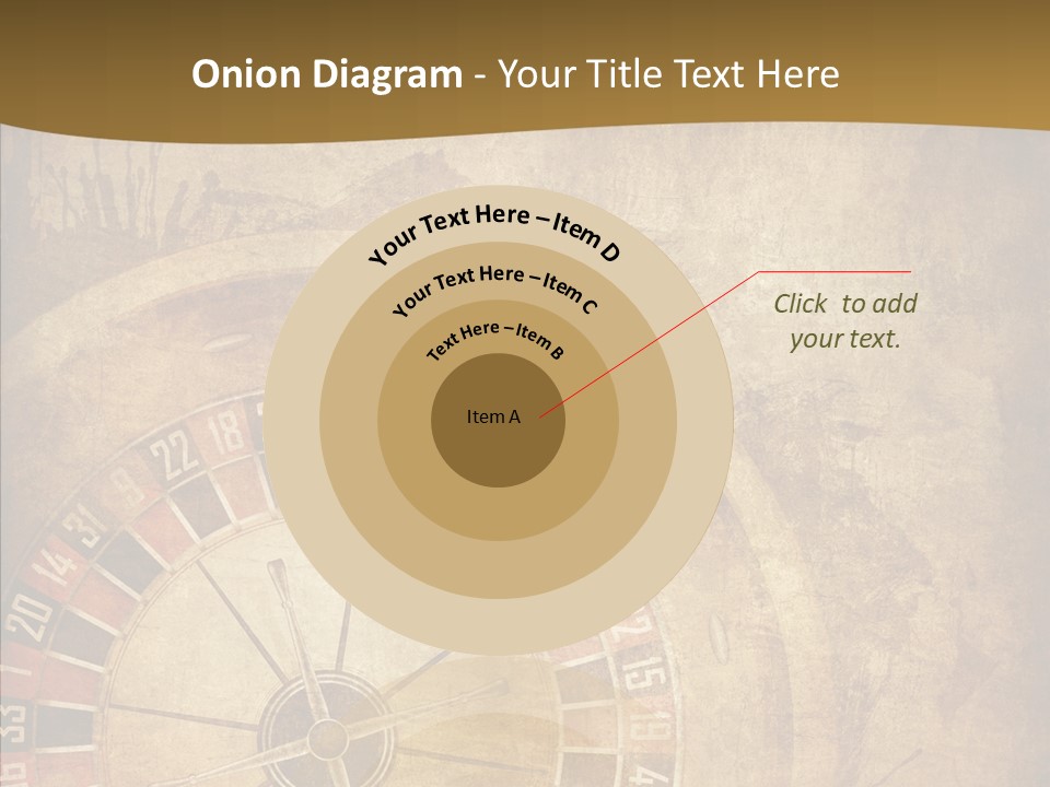 Grungy Lucky Scratches PowerPoint Template