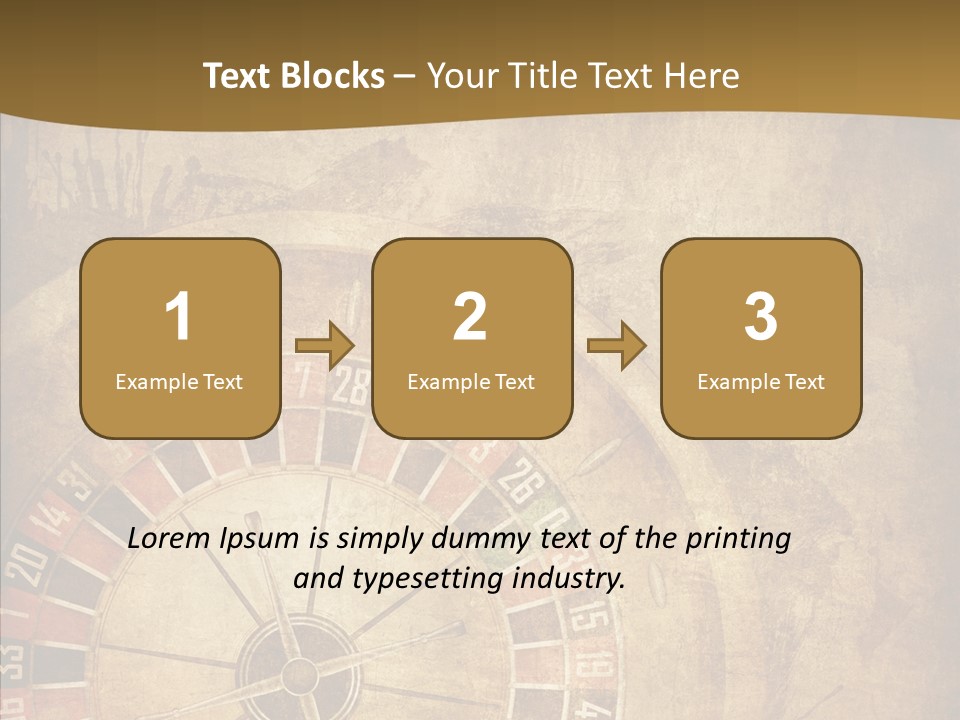 Grungy Lucky Scratches PowerPoint Template