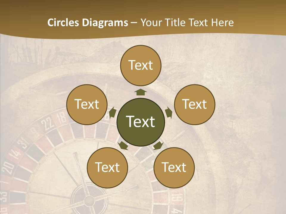 Grungy Lucky Scratches PowerPoint Template