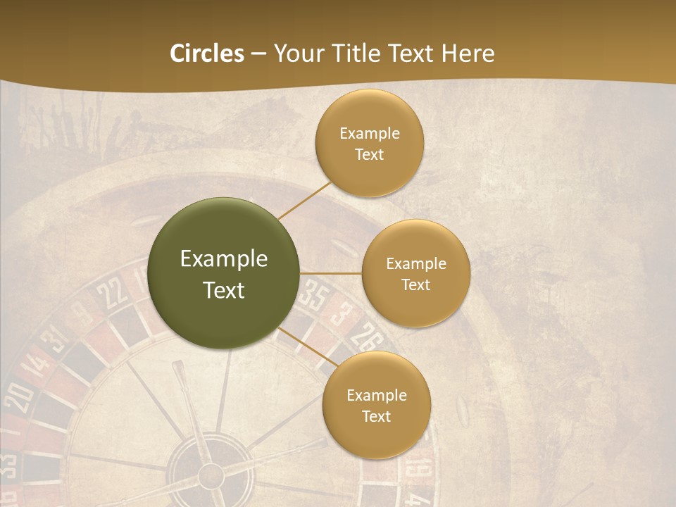 Grungy Lucky Scratches PowerPoint Template