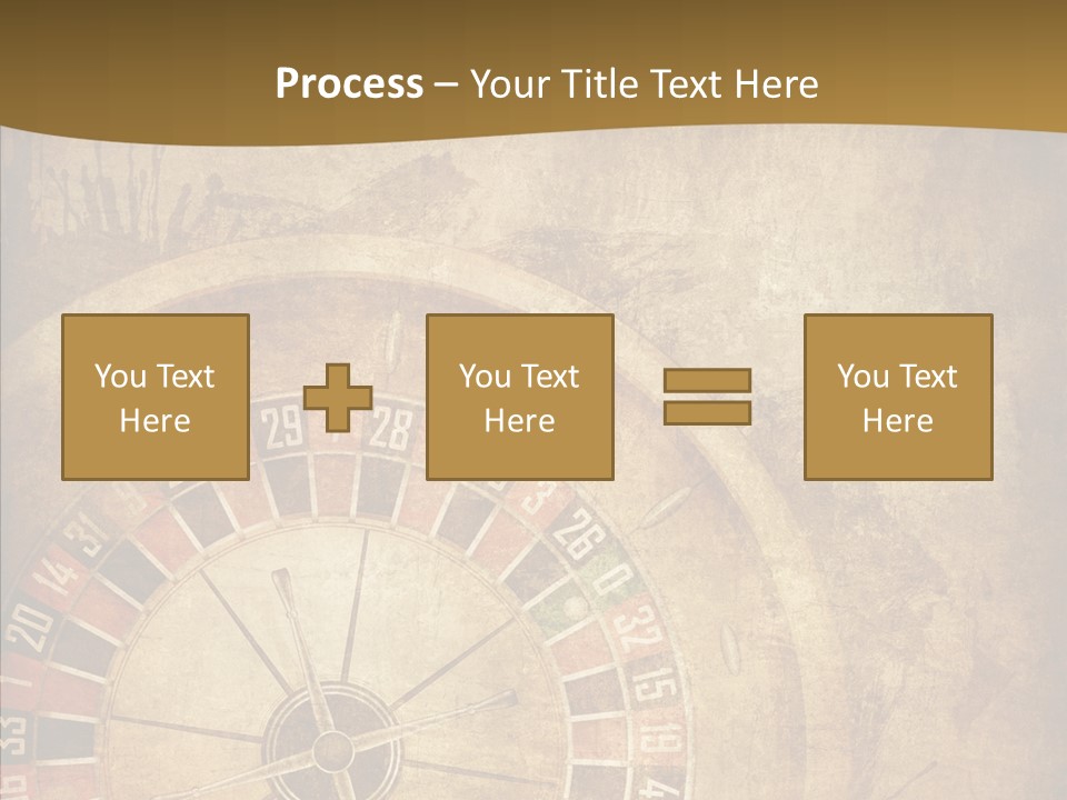 Grungy Lucky Scratches PowerPoint Template