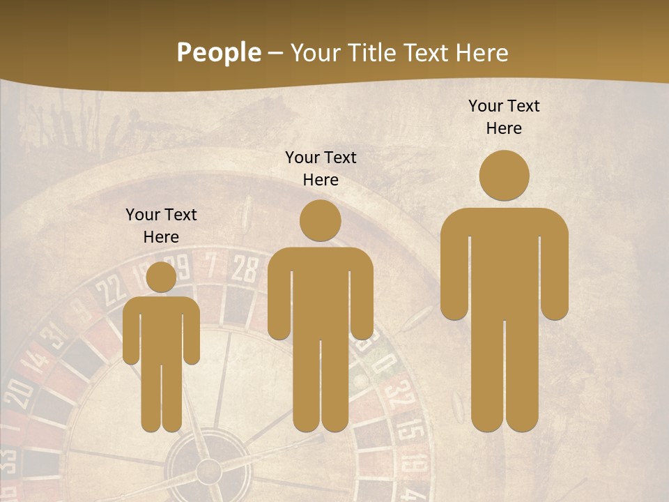 Grungy Lucky Scratches PowerPoint Template