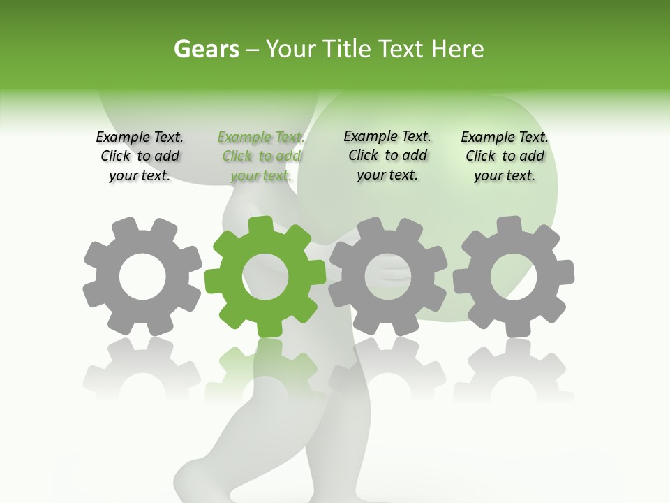 Healthy Abstract Guy PowerPoint Template